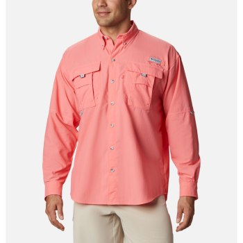 Columbia PFG Bahama II Long Sleeve, Camisa Rosas Para Hombre | 456183-SVJ